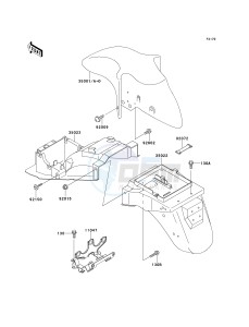 ZX 600 E [NINJA ZX-6] (E7-E9) [NINJA ZX-6] drawing FENDERS