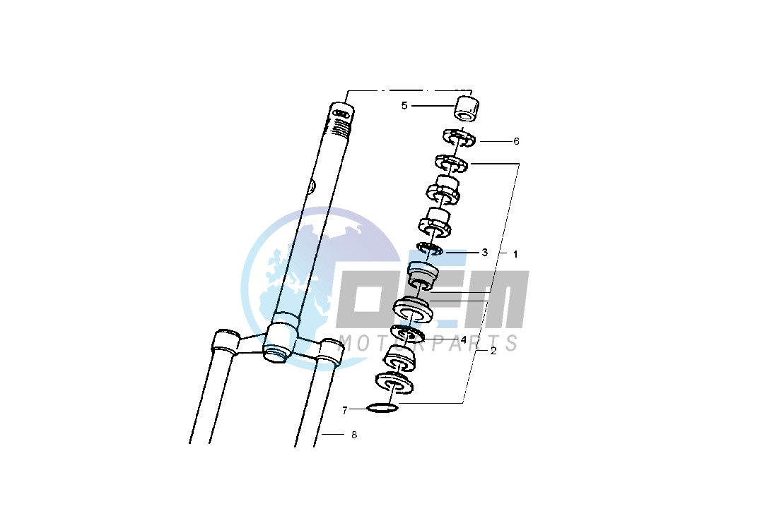 Steering bearing ball tracks