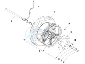 Fly 150 4t (USA) USA drawing Front wheel