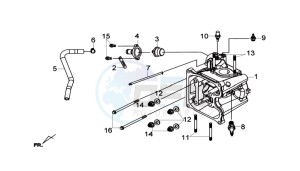 GTS 300i drawing CYLINDER HEAD CPL