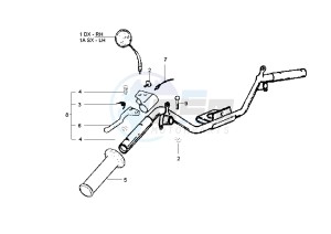 Liberty RST 200 drawing Rear brake control