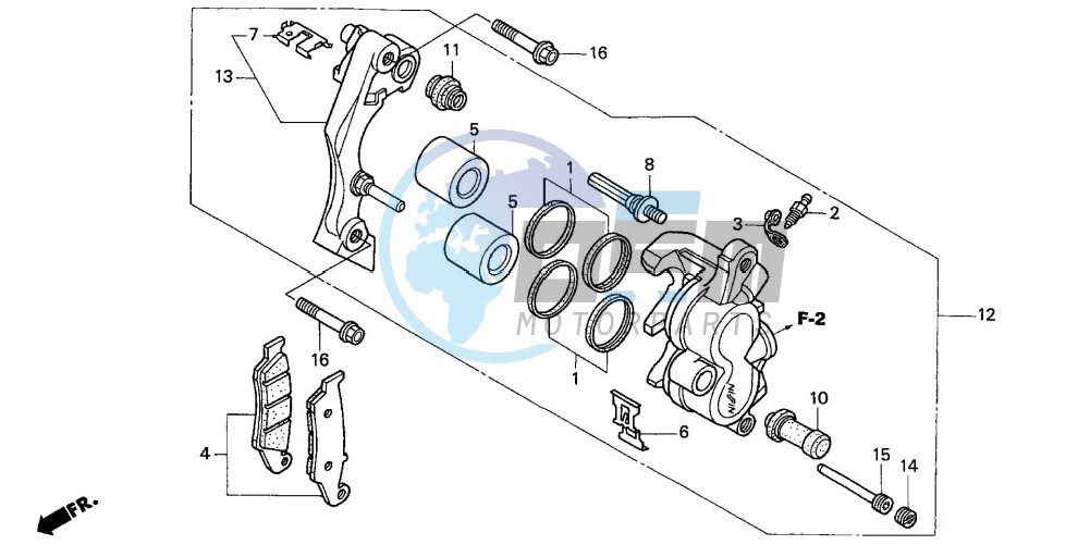 FRONT BRAKE CALIPER