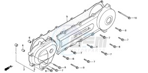 PK50SM WALLAROO drawing LEFT SIDE COVER