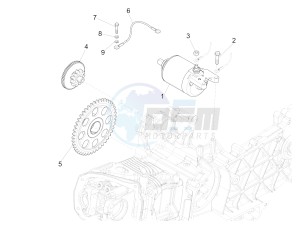 LX 125 4T 3V IGET NOABS E3-E4 (APAC) drawing Stater - Electric starter