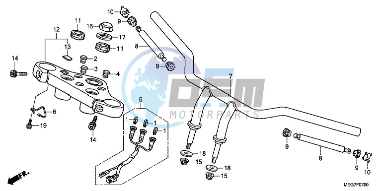 HANDLE PIPE (VT750C2B)