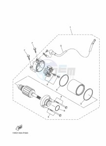 YZF320-A YZF-R3 (B7P3) drawing STARTING MOTOR