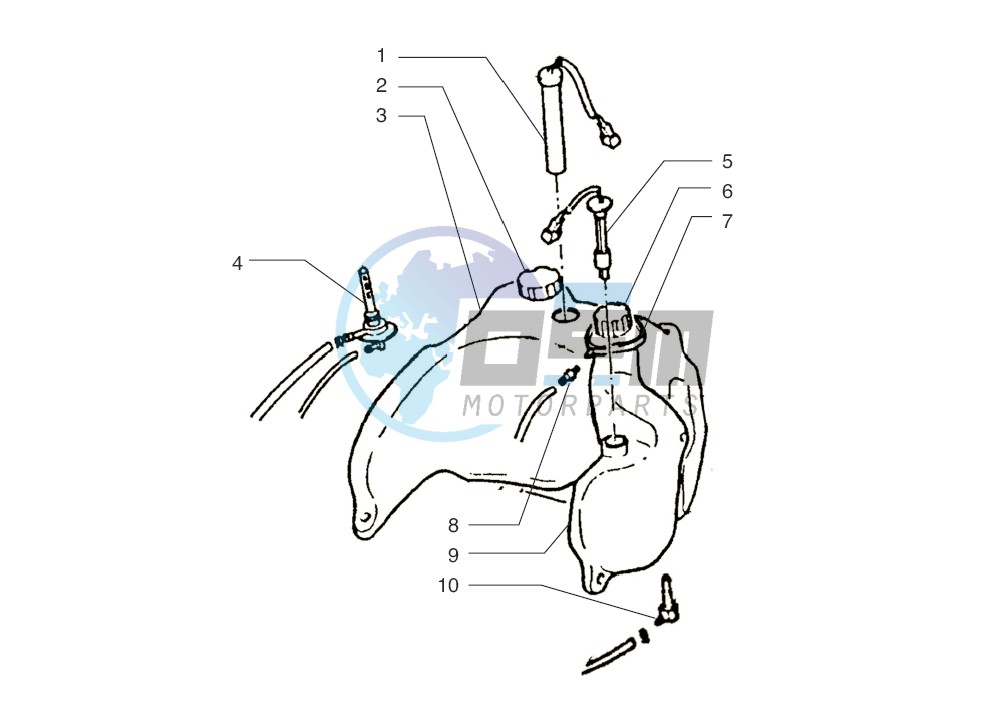 Fuel tank-Oil tank