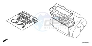 CBF1000S9 UK - (E / ABS MKH) drawing GASKET KIT A