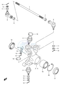 LT-A700X (E17) drawing STEERING KNUCKLE