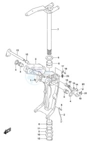 DF 250AP drawing Swivel Bracket