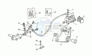 Nevada 350 drawing Rear brake caliper