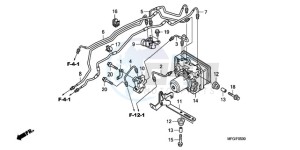 CB600FAA France - (F / ABS CMF) drawing ABS MODULATOR