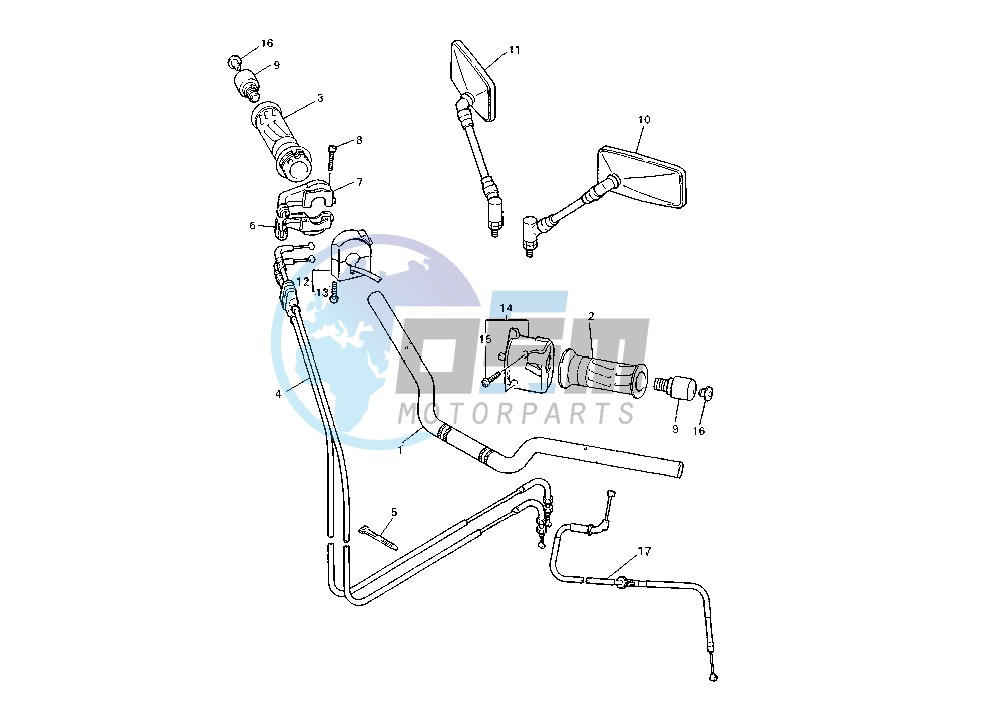 STEERING HANDLE -CABLE