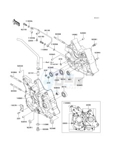 AN 112 D (D6F-D7F) D6F drawing CRANKCASE