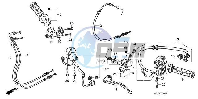 HANDLE LEVER/SWITCH/CABLE