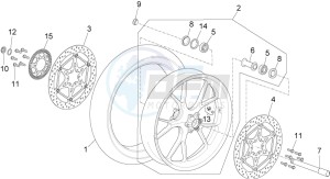 RSV4 1000 RR E4 ABS (NAFTA) drawing Front wheel