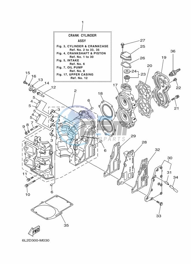 CYLINDER--CRANKCASE