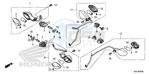 CBR650FE CBR650FE 2ED - (2ED) drawing WINKER