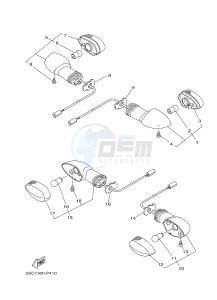 MT-09 TRACER MT09TRA TRACER 900 (2SCE) drawing FLASHER LIGHT