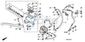 SH300A9 ED / ABS TBX drawing FR. BRAKE MASTER CYLINDER (SH300A/AR)