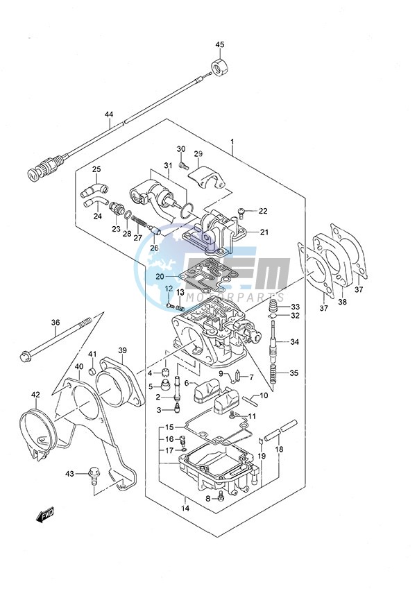 Carburetor Non-Remote Control