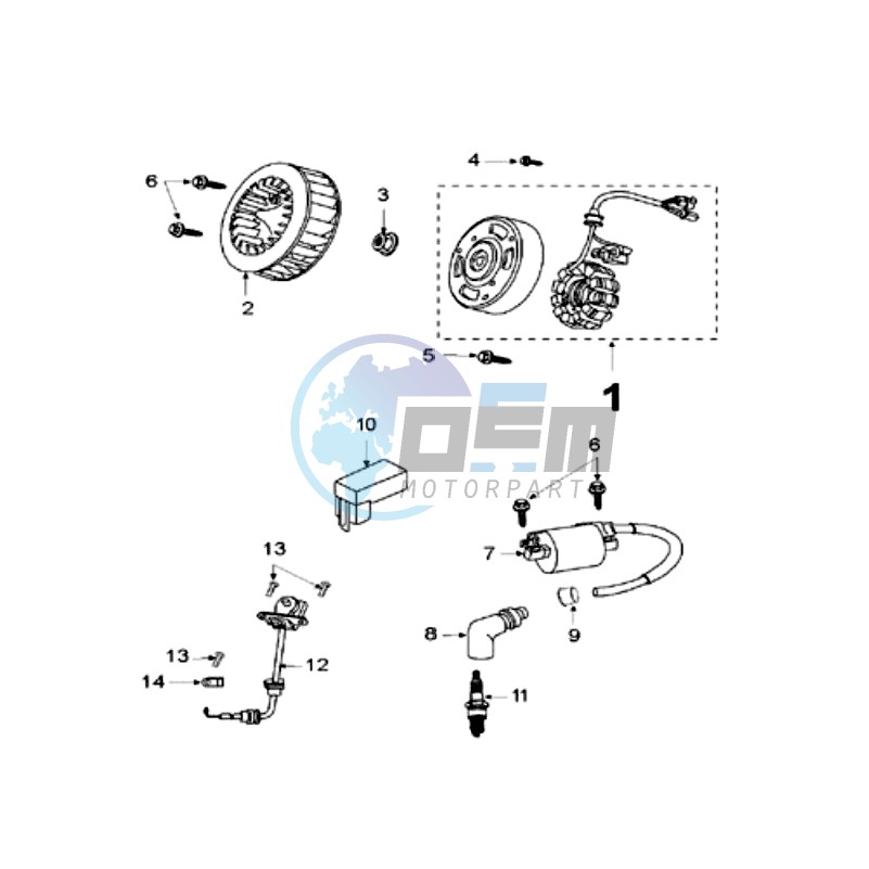 IGNITION PART / WITH SENSOR