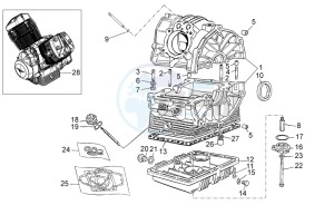 V7 II Stornello ABS 750 drawing Crank-case