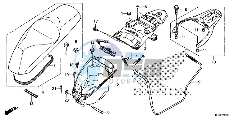 SEAT/LUGGAGE BOX