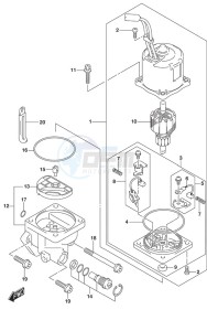 DF 250 drawing PTT Motor (DF 250S)