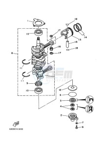 40VEOL drawing CRANKSHAFT--PISTON