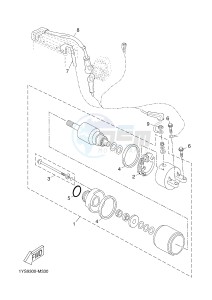 YP250R X-MAX 250 (2DL5 2DL5 2DL5 2DL5) drawing STARTING MOTOR