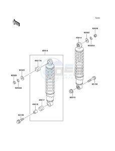 ER-5 ER500-C5P GB XX (EU ME A(FRICA) drawing Suspension/Shock Absorber