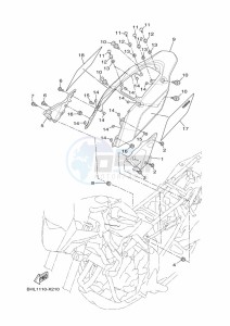 XTZ690 TENERE 700 (BHLA) drawing SIDE COVER