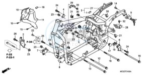 VT750C9 E / KMH drawing FRAME BODY