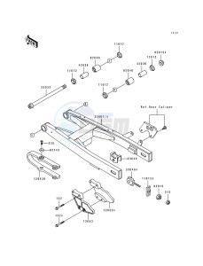 KX 80 R T [KX80] (R4-T4 BIG WHEEL R5) [KX 80 BIG WHEEL] drawing SWINGARM