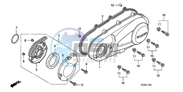 LEFT CRANKCASE COVER