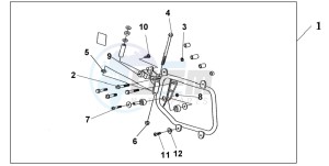 VTX1300S drawing S/B MOUNT BRT