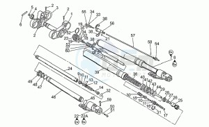 V 10 1000 Centauro Centauro drawing Front fork