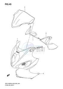 GSX1300R (E3-E28) Hayabusa drawing COWLING BODY (MODEL K4)