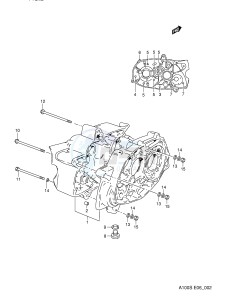 A100 (E6) drawing CRANKCASE