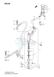 LT-Z400 (E19) drawing REAR MASTER CYLINDER