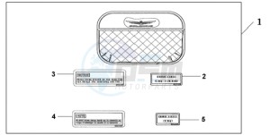 GL1800A Australia - (U) drawing INNER S/B LID ORG