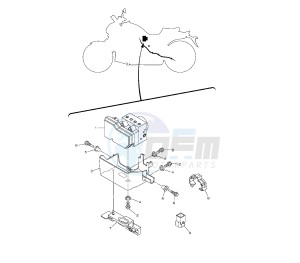 V-MAX 1700 drawing BRAKING SYSTEM ABS