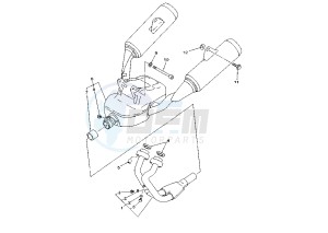 TDM 850 drawing EXHAUST