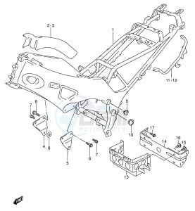 RF600R (E2) drawing FRAME