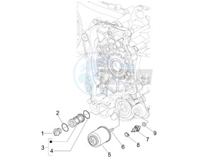 S 150 4T drawing Flywheel magneto cover - Oil filter