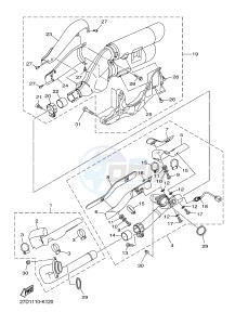 XVS1300CU XVS1300 CUSTOM (2SS1) drawing EXHAUST