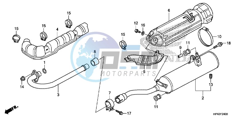 EXHAUST MUFFLER