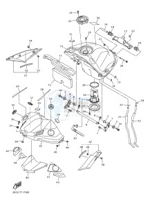 YZF-R1M 998 R1 (2KS1 2KS2) drawing FUEL TANK