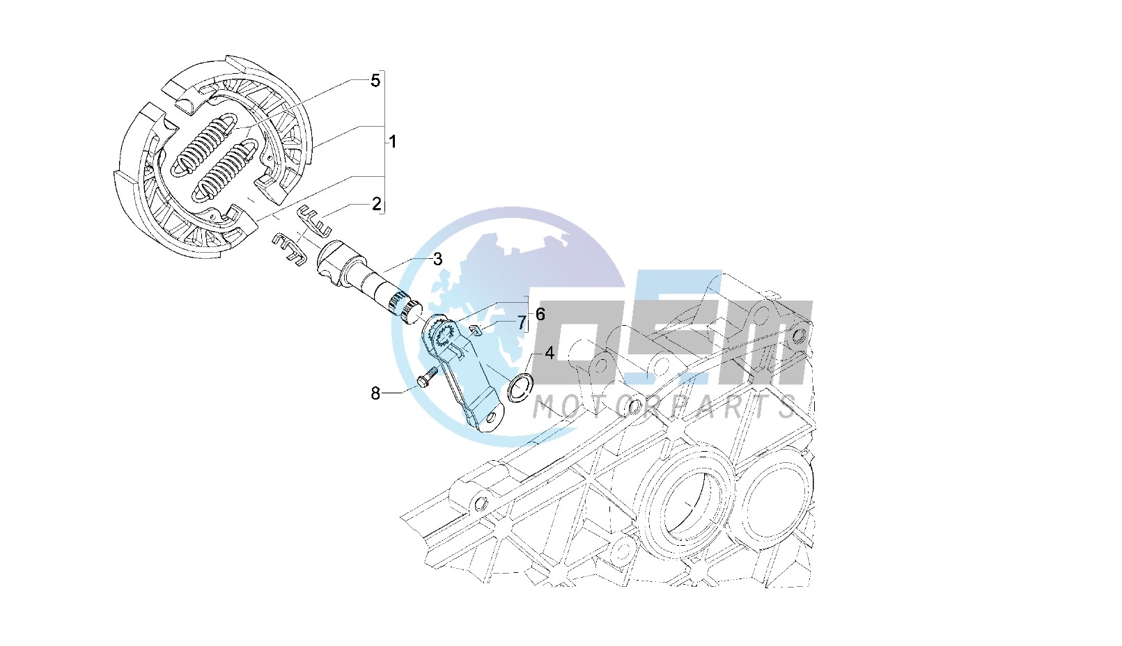 REAR BRAKE SHOES